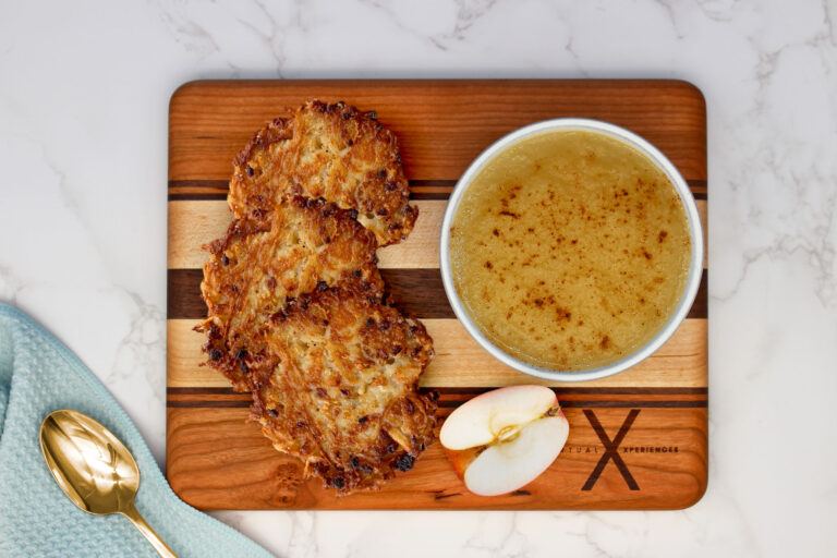 Potato Latkes & Homemade Applesauce