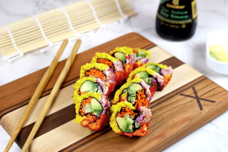 Rainbow Sushi Rolling