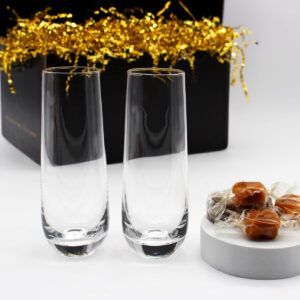 Bubbly Elegance Stemless Champagne Flutes Gift Kit