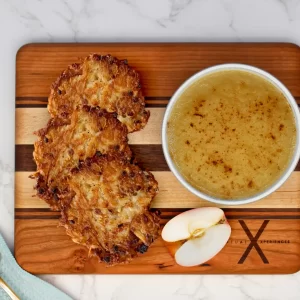 Potato Latkes & Homemade Applesauce