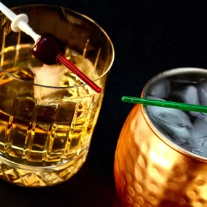 May the Fourth Mixology drinks with light saber decorative garnishes