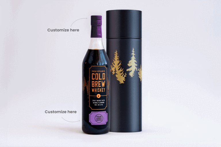 Cold Brew Whiskey: Custom Bottle