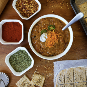 Homemade Heat: Chili & Artisanal Crackers